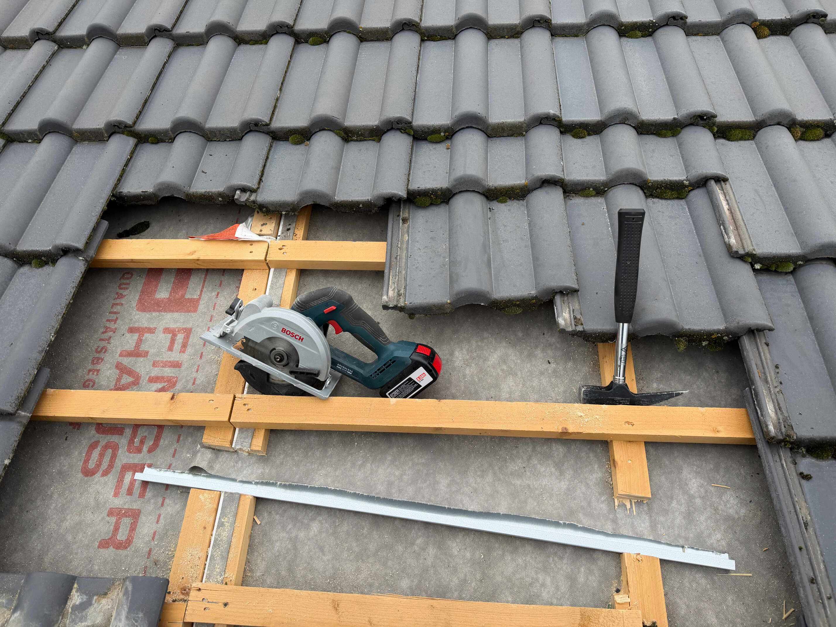 Dachreparatur – Referenzfoto B-DACH