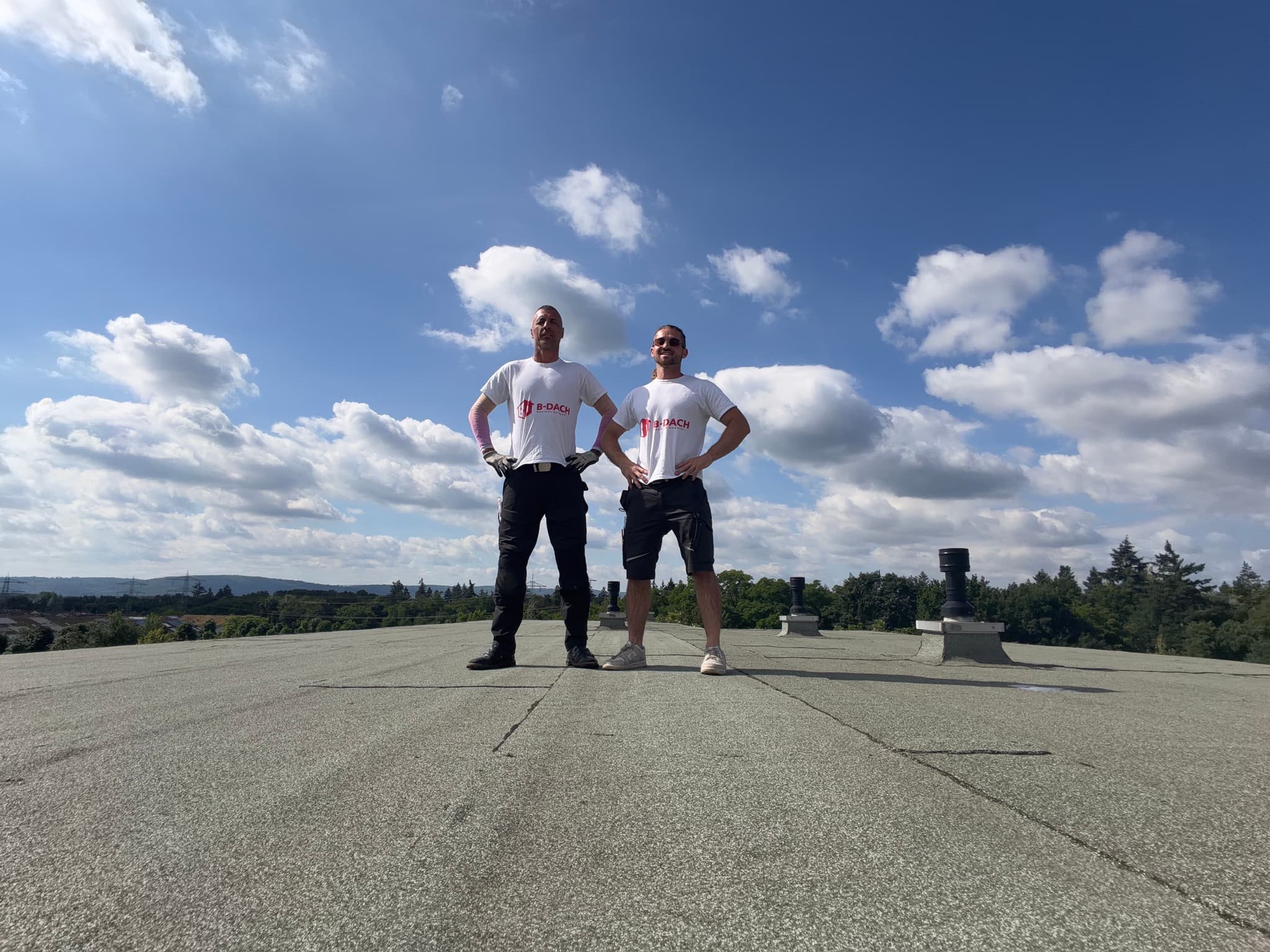 Referenz: B-DACH Team auf dem Flachdach